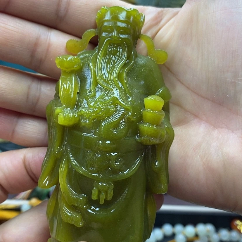【闪购商品】蛇纹石玉未镶嵌手把件