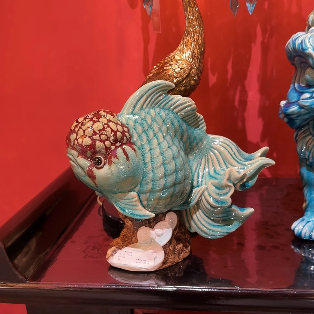 陶瓷非遗石湾陶鱼