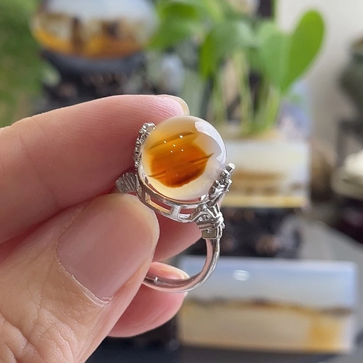 玛瑙/玉髓合金珠宝半成品