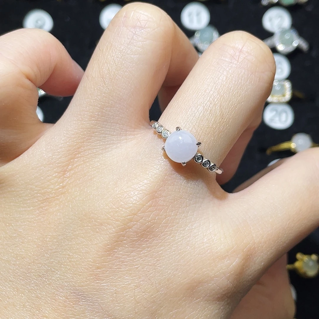 翡翠未镶嵌戒指戒指