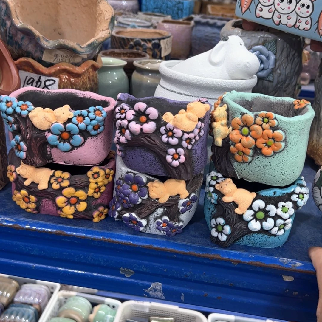 陶瓷多肉小花盆@@1542