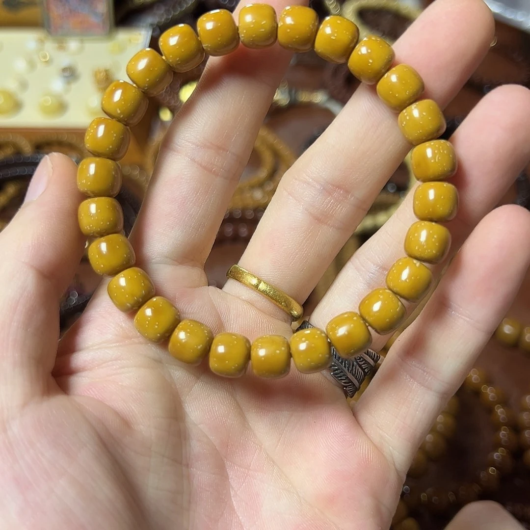 紫金鼠手串9mm黄金甲实心鼠福利