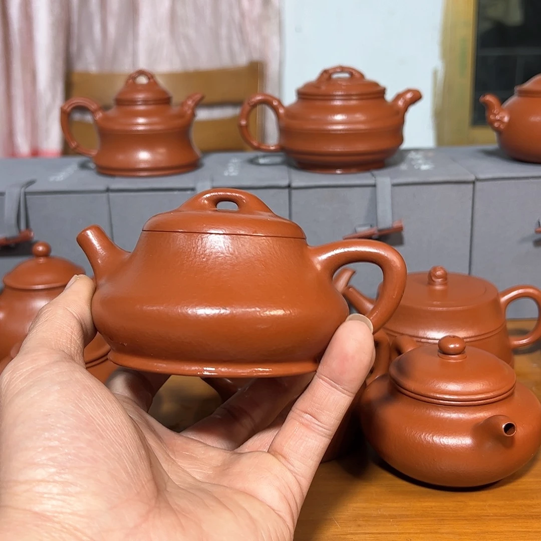 紫砂壶壹****全手工制作柱瓢