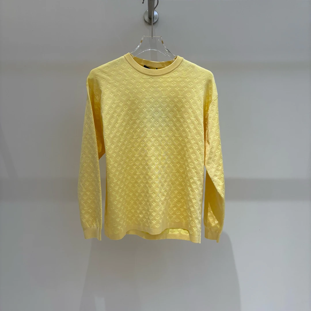 未使用 LouisVuitton/路易威登 LV2426 满印针织衫XS码原价1.9w