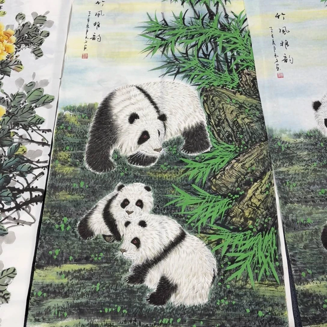 国画140×70精品手绘画画画