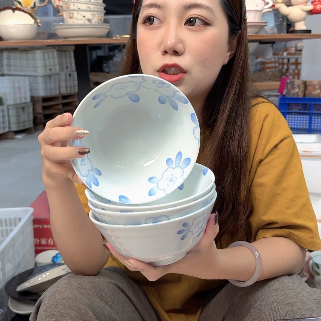 潮州微瑕陶瓷餐具6寸