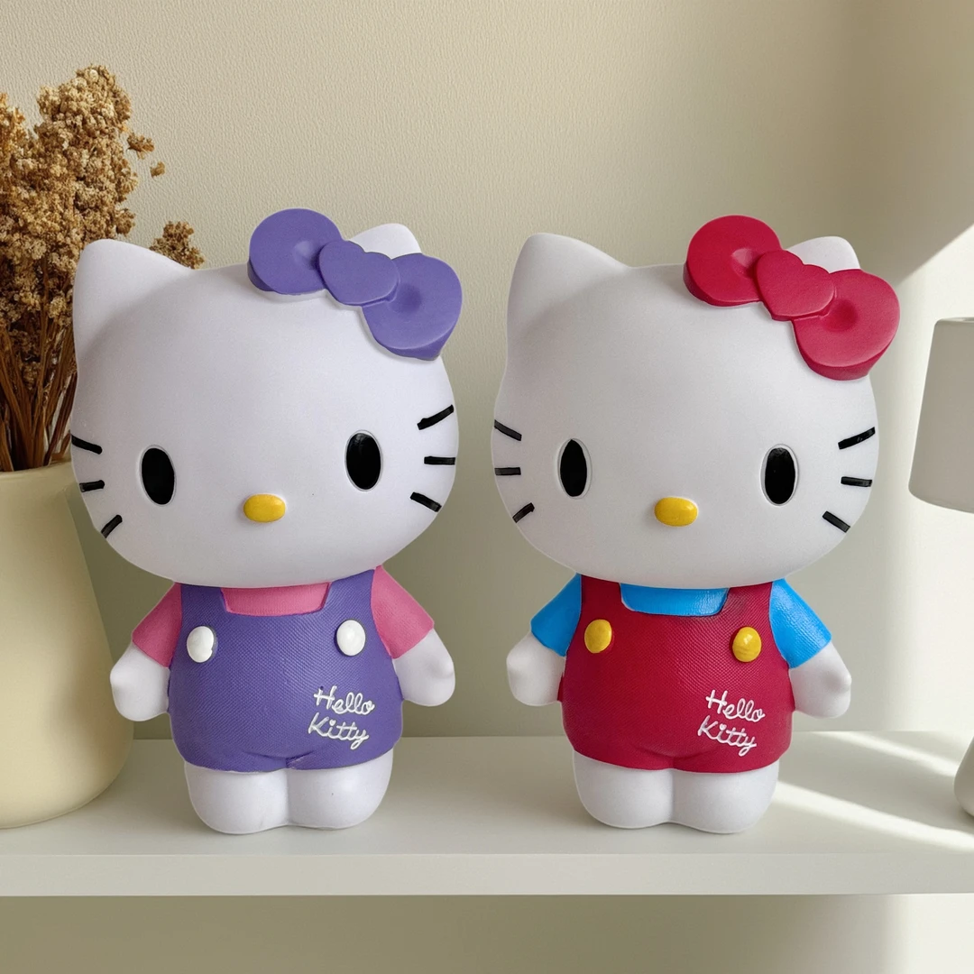 2025新款Hello kitty存钱罐女孩卡通防摔储蓄罐超大容量摆件礼物