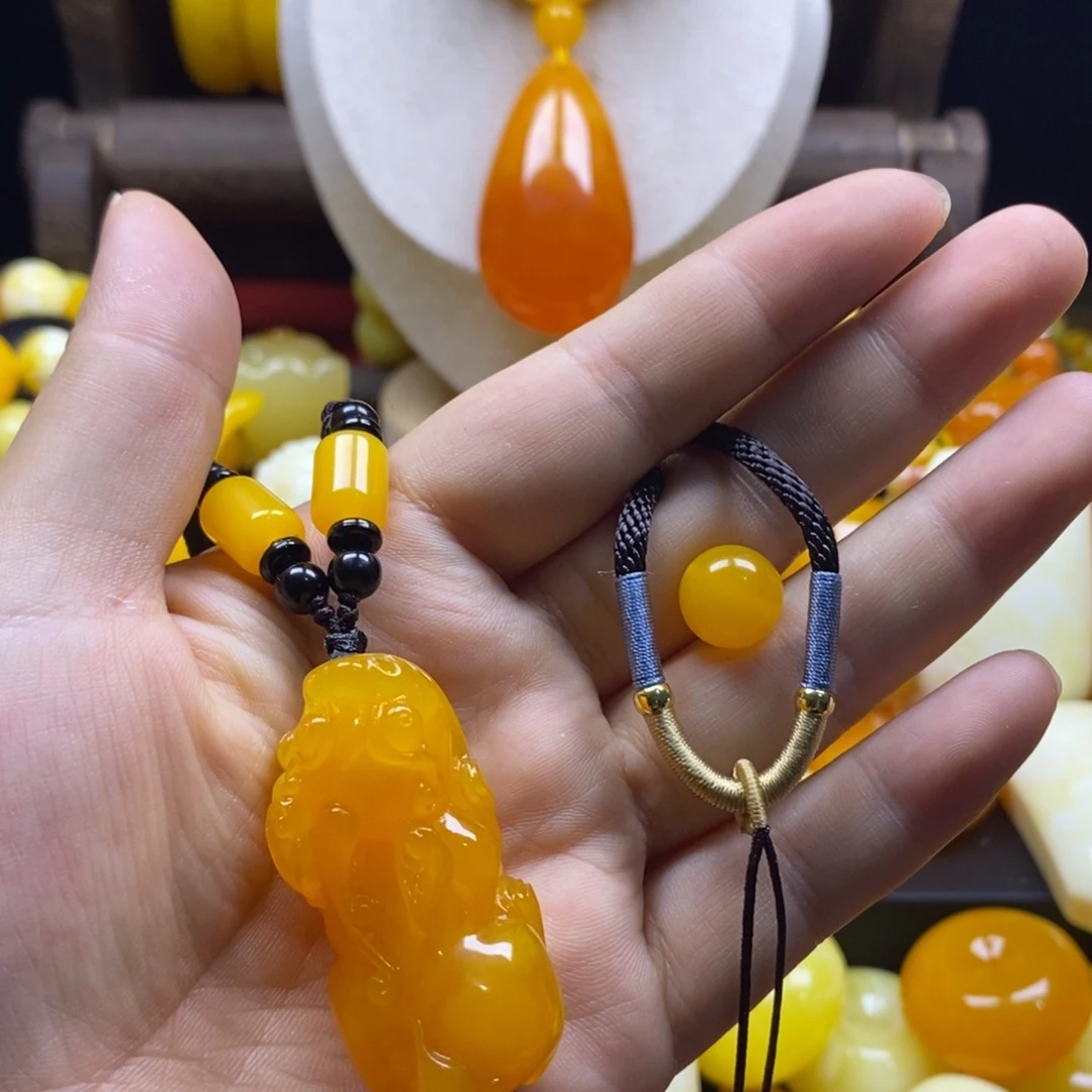 冰***川非金属小号老蜡貔貅