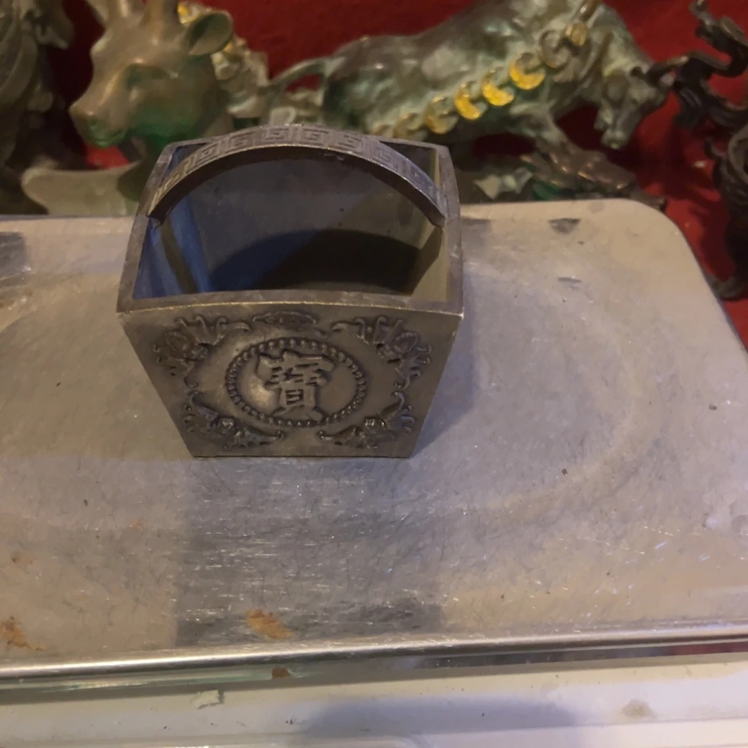 ****变黄铜摆件，文房摆件