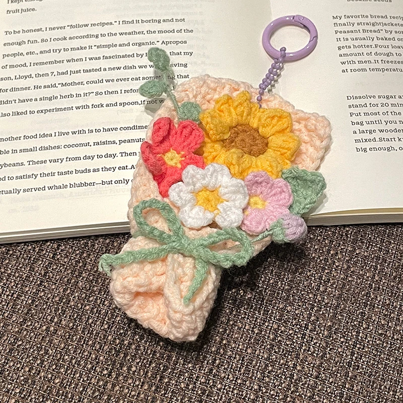 【春日来信】纯手工钩织成品包包挂件车挂件家居装饰文艺花朵礼物