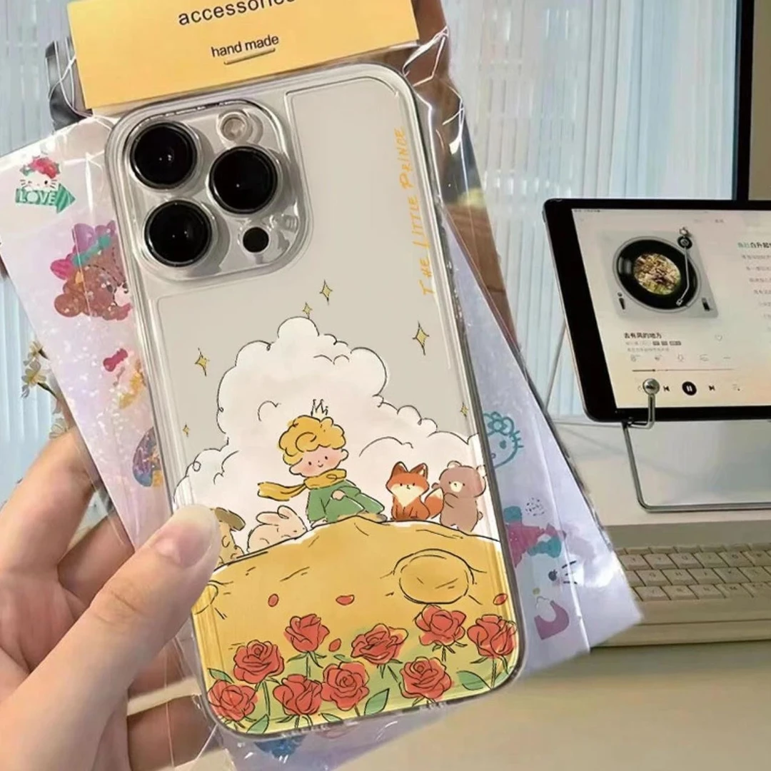 小王子适用苹果16PROMAX手机壳iPhone15透明14软壳13创意12可爱11