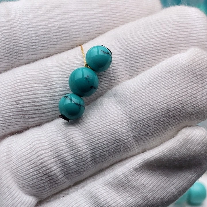 未镶嵌绿松石7.8-7m m