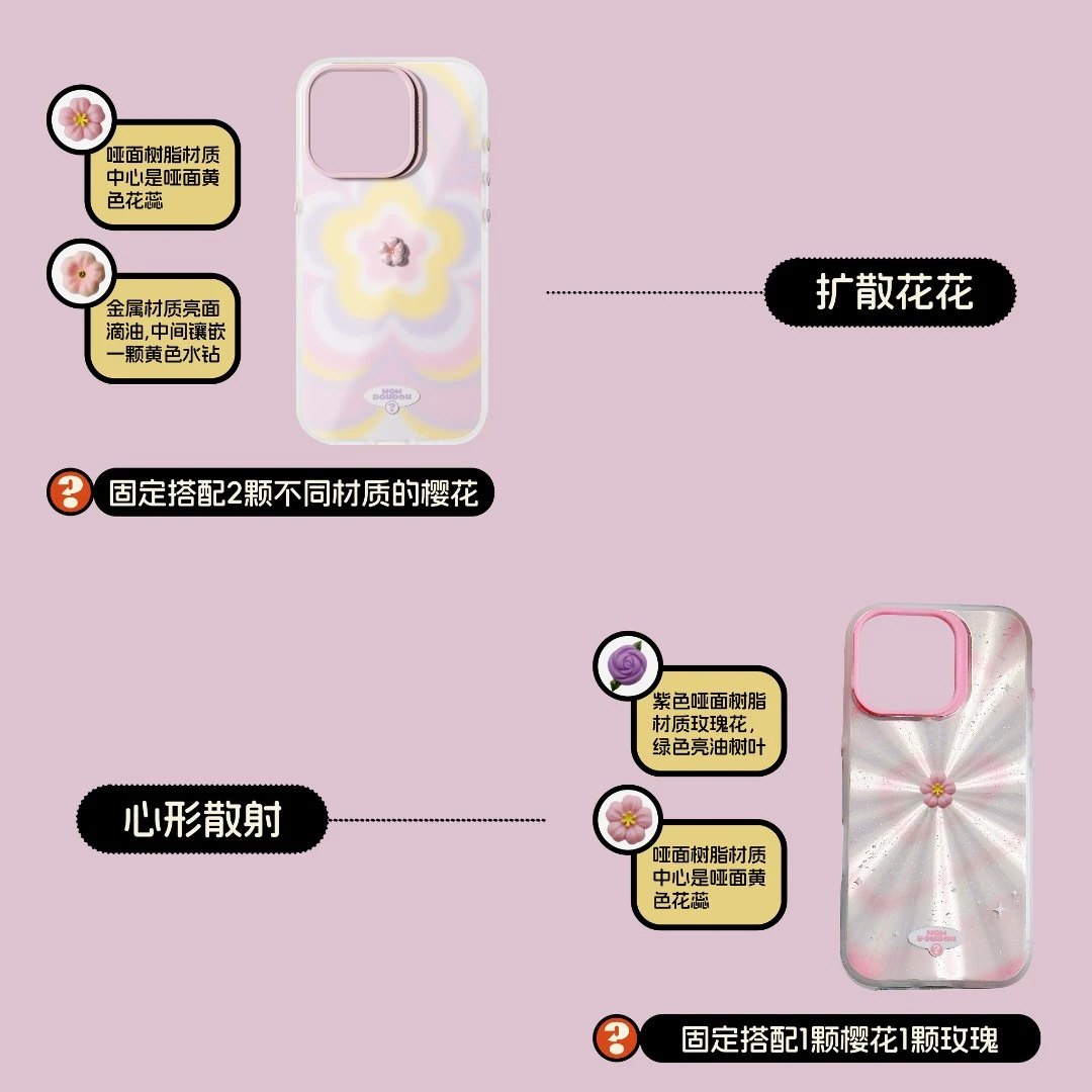 【预售】小豆豆手机壳【扩散系列】可爱手机壳iPhone15/16系列