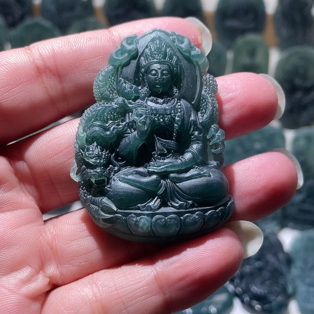 定制翡翠未镶嵌观音