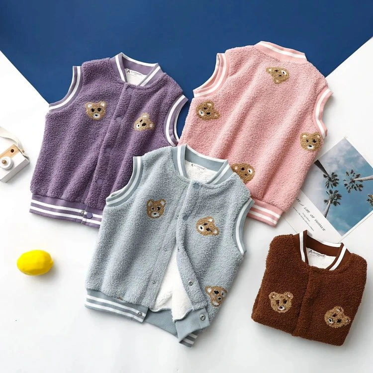 6207 断码特价 儿童加绒保暖马甲