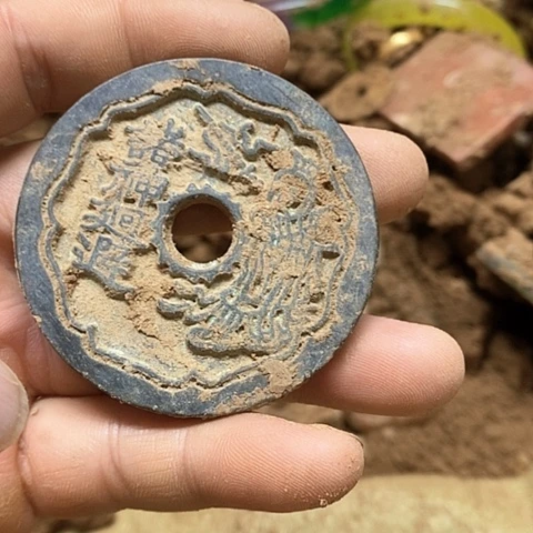 瓷片瓷器紫砂壶摆件