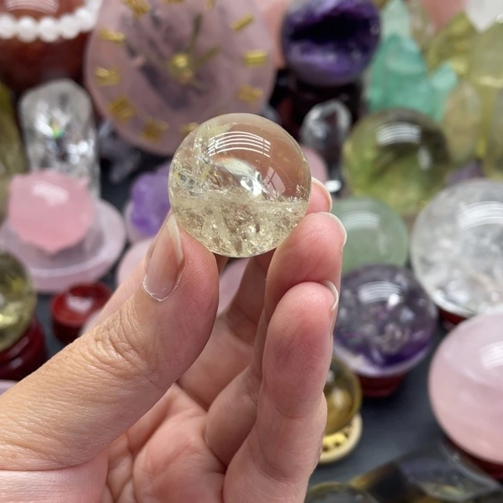 野***合未镶嵌珠宝半成品水晶90
