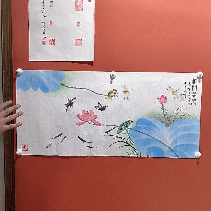 国画冯伟老师手绘国画作品音浩