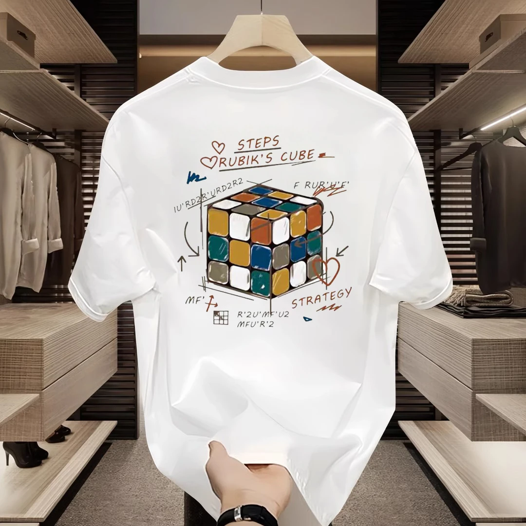 新疆棉纯棉夏季短袖白色t恤重磅宽松男生女士情侣款打底衫半袖T