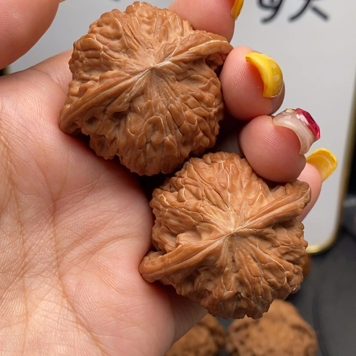 文玩核桃把件磨盘卡42