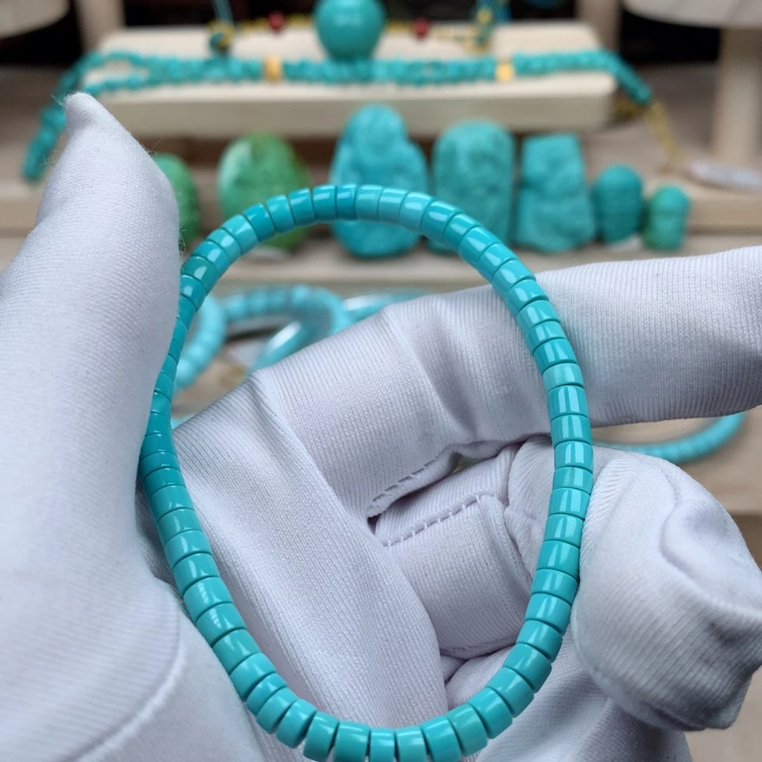 绿松石珠宝奇石未镶嵌