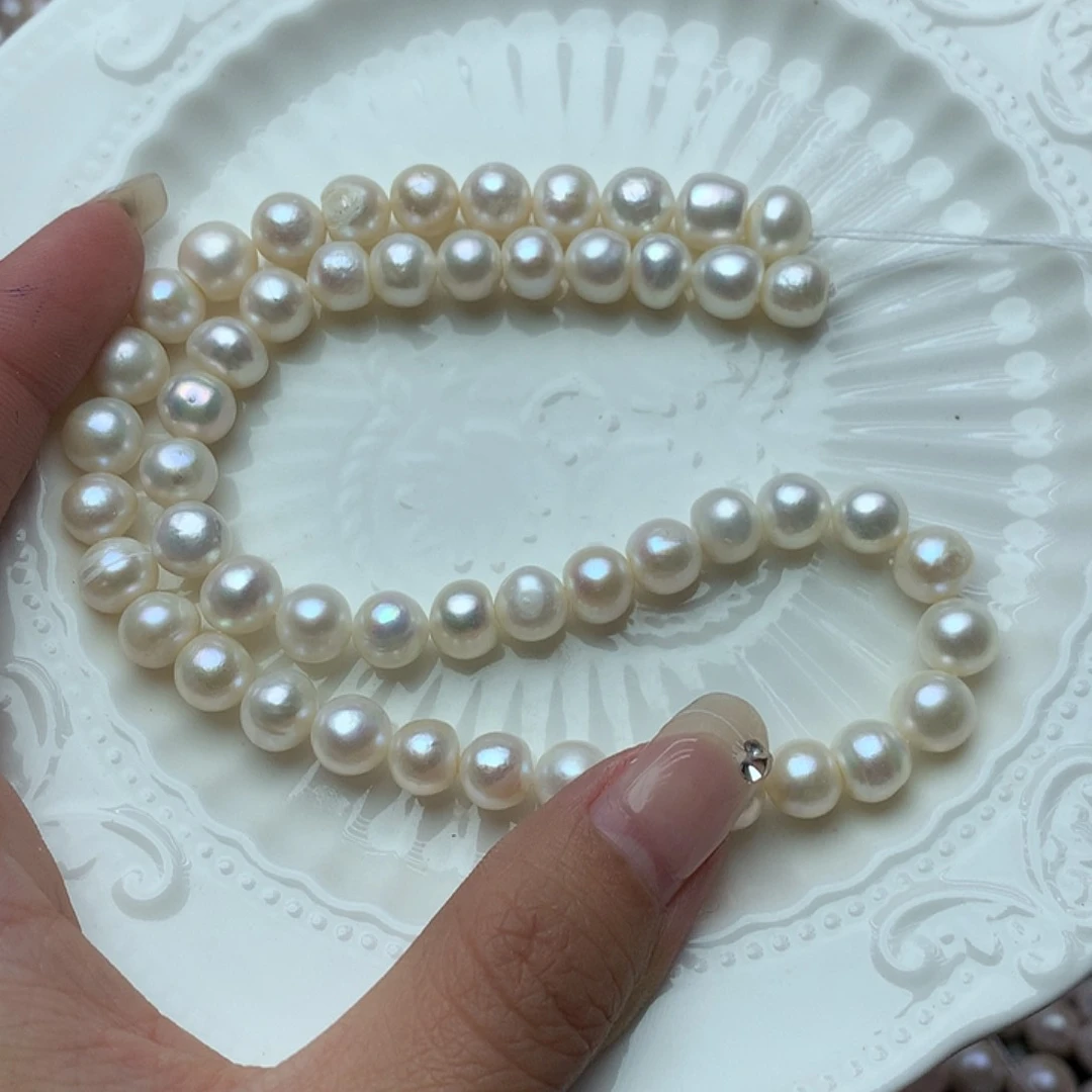 淡水珍珠8-9未镶嵌x2项链