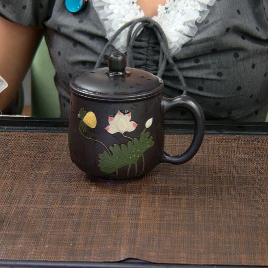 茶杯紫砂高货放漏