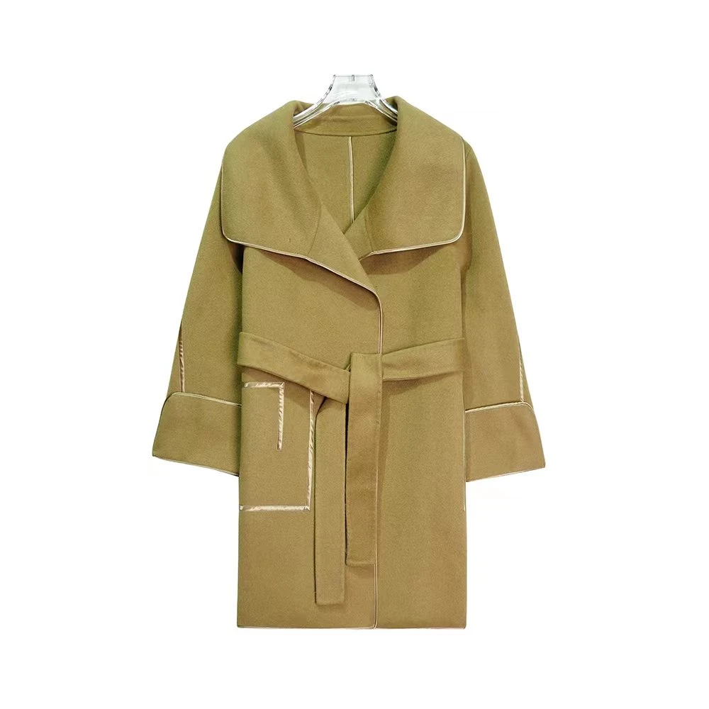 DY601【上新】时尚高端大气法式赫本风驼色百搭宽松大衣