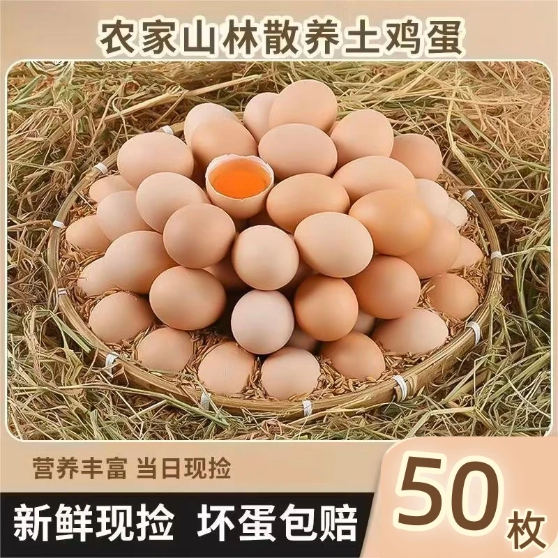 专属高品质农家散养新鲜土鸡蛋五谷杂粮喂养健康营养