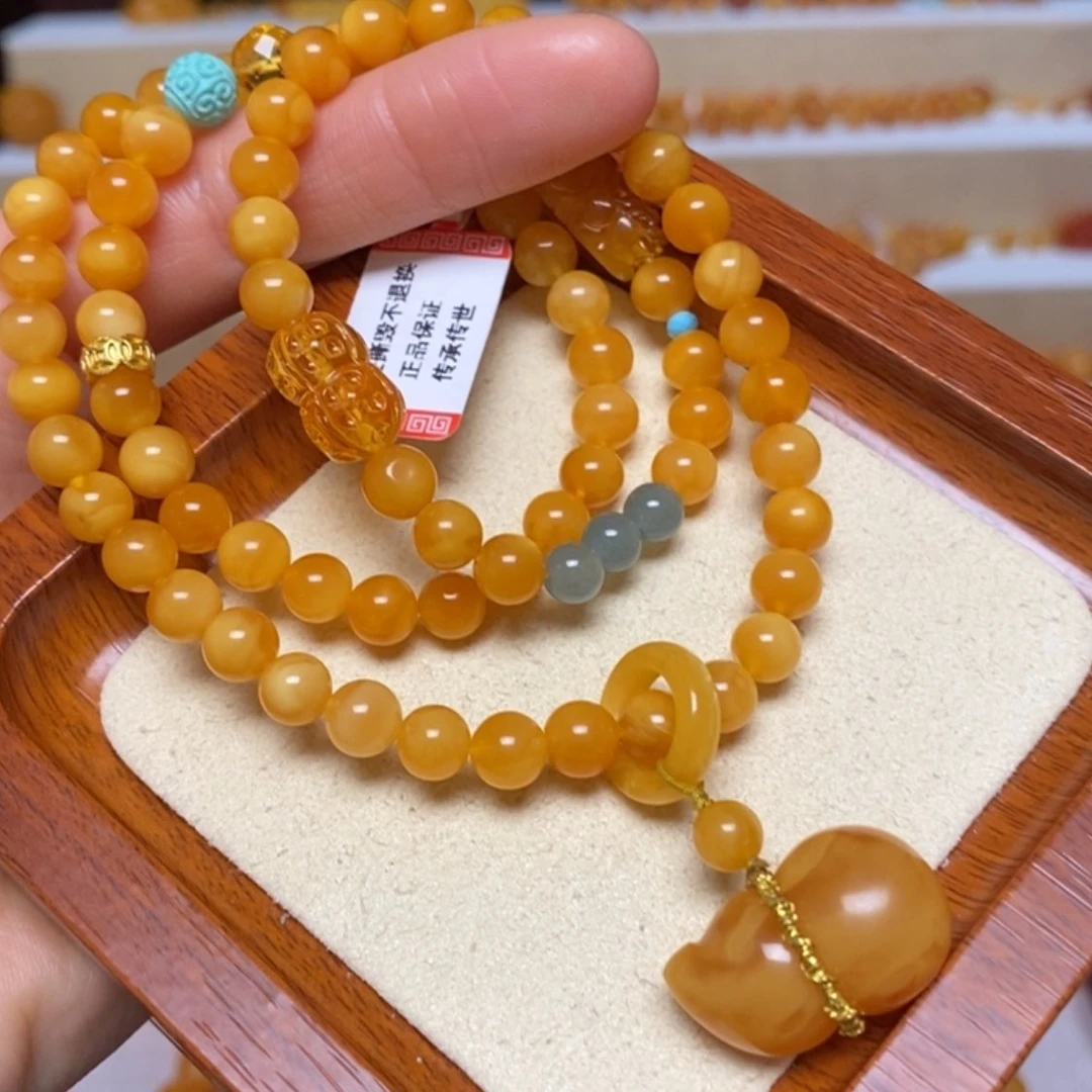 【闪购商品】未镶嵌蜜蜡手链手串