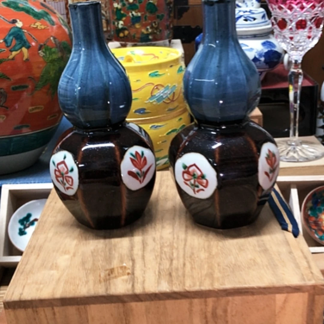 【闪购商品】碗九谷佐一名家名品手绘