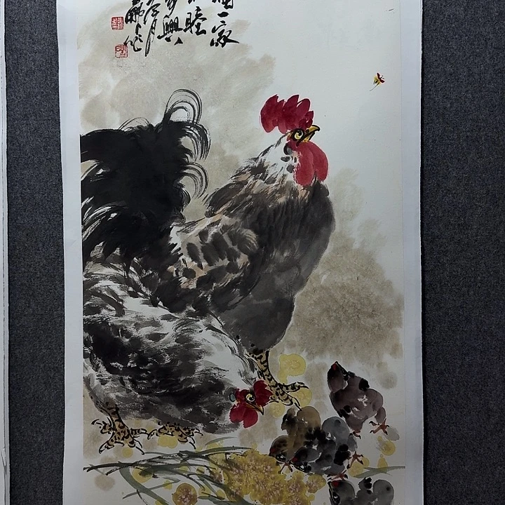 国画娄鹏老师手绘作品