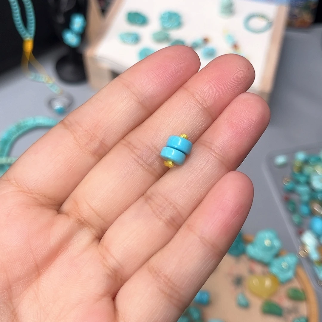 绿松石未镶嵌珠宝半成品
