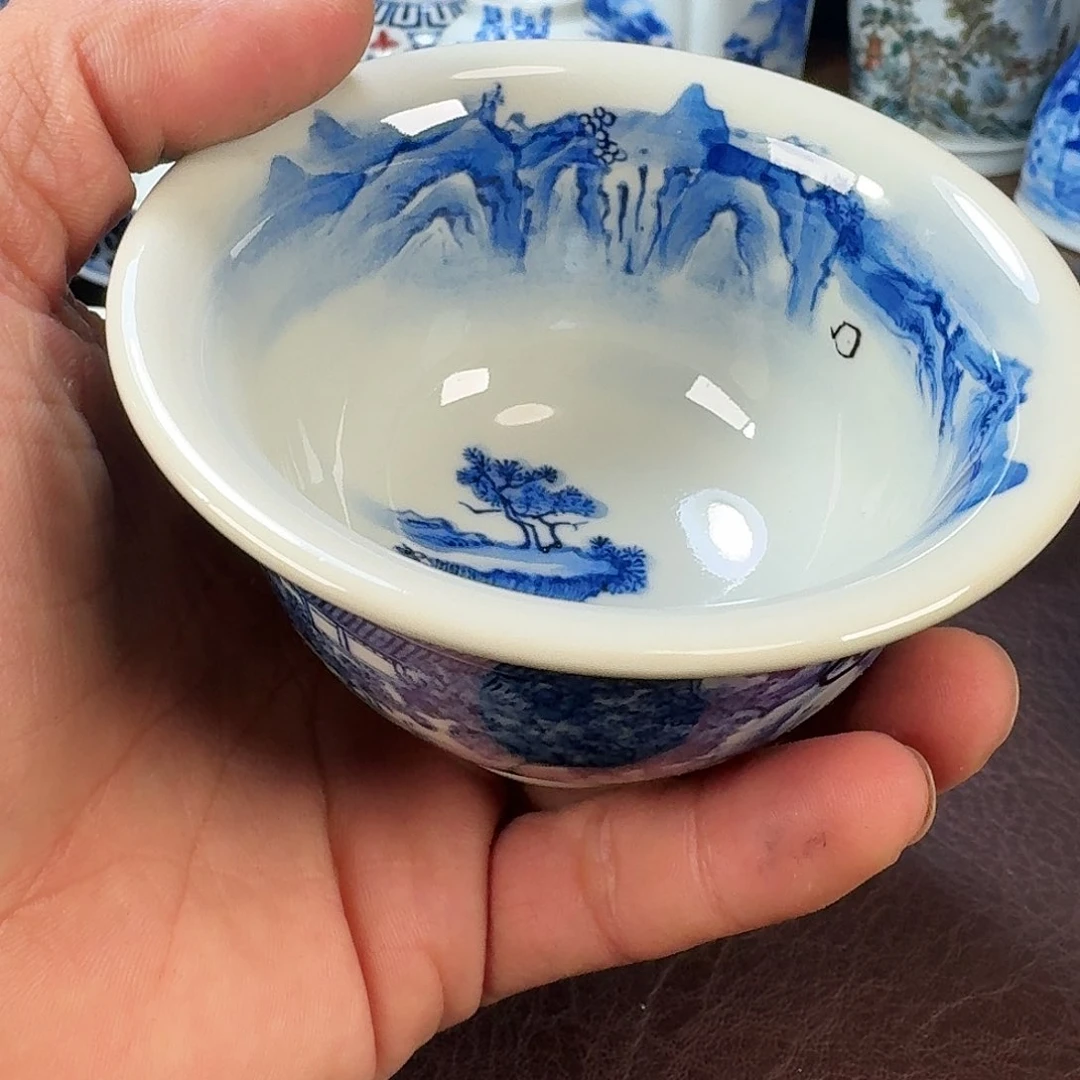 瓷片w****r现代景德镇陶瓷手绘茶具