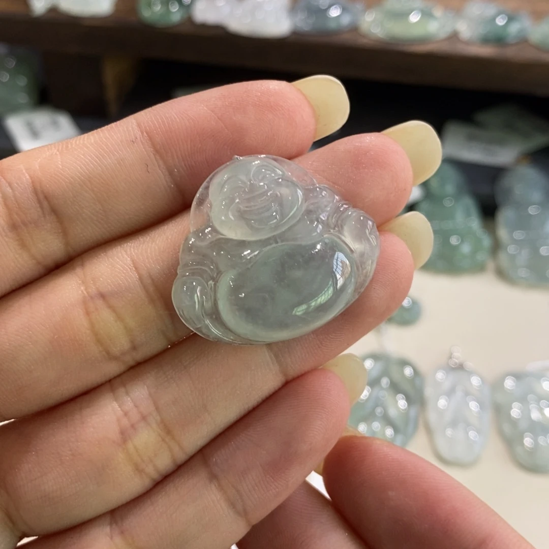颈饰未镶嵌翡翠佛公
