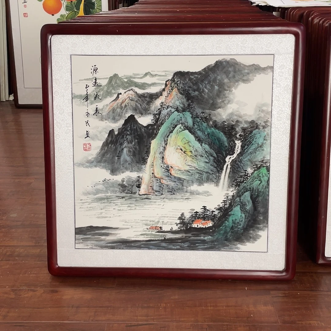国画带框尺寸63*63厘米