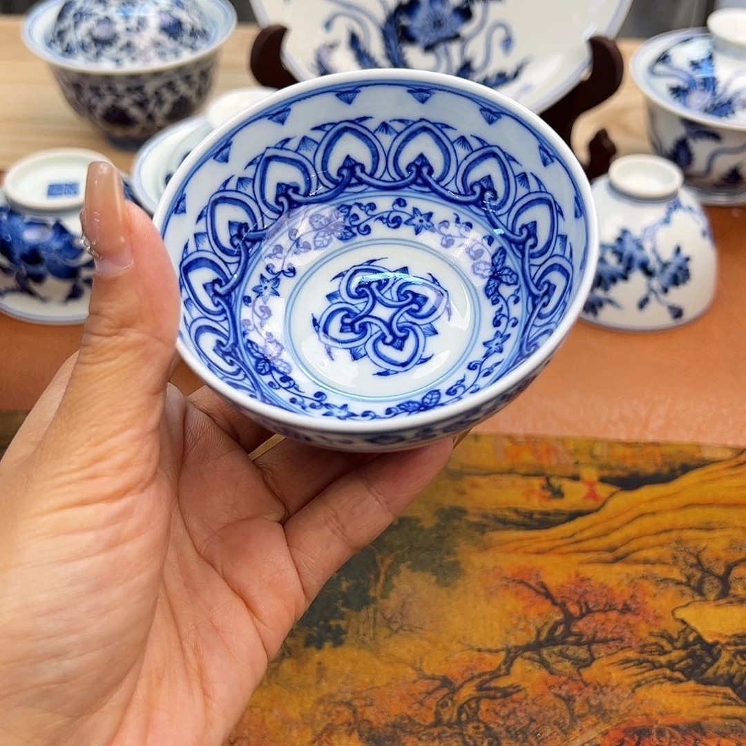 杯景德镇手绘主人杯