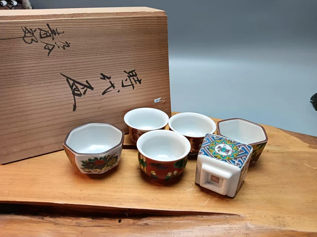 蜜安瓷九谷青椒时代杯
