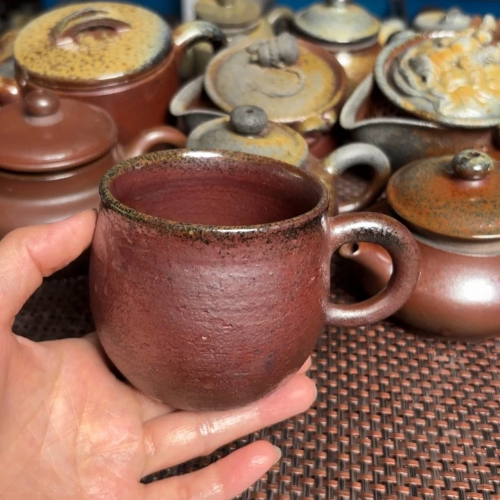 茶杯紫砂马克杯杯260
