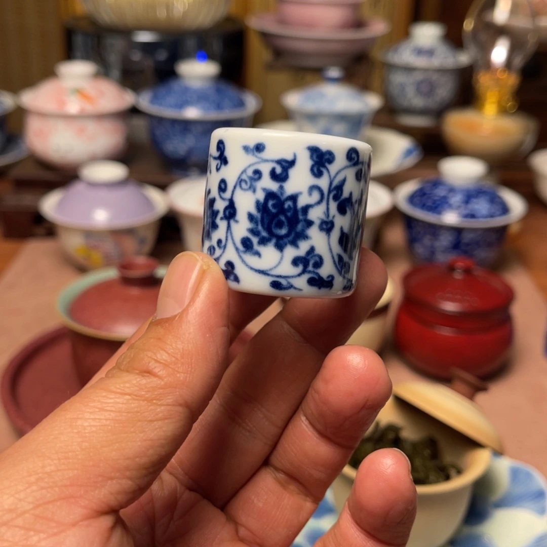 素铭品瓷釉下彩茶具