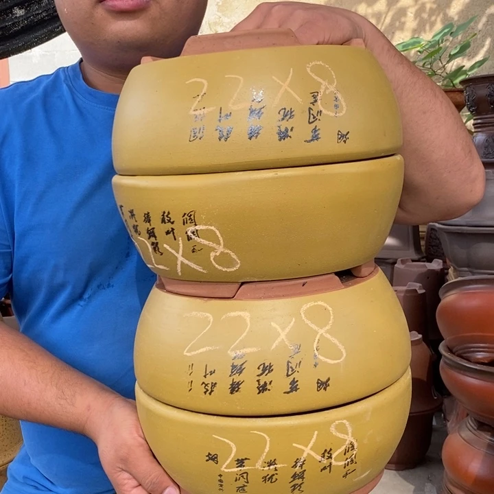 紫砂花盆紫砂茶具套装家用电脑家用