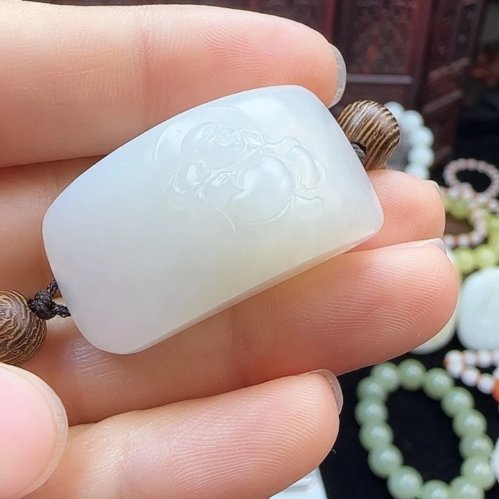 和田玉挂件未镶嵌定制发货