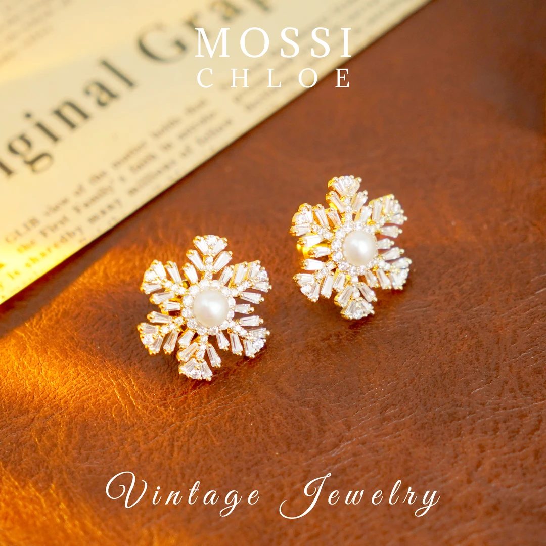 铜合金耳饰 C4014 CHLOE MOSSI 限定 耳钉