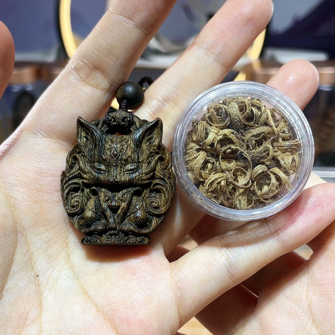 【闪购商品】沉香碎屑沉香不**梢越南富森红土沉香