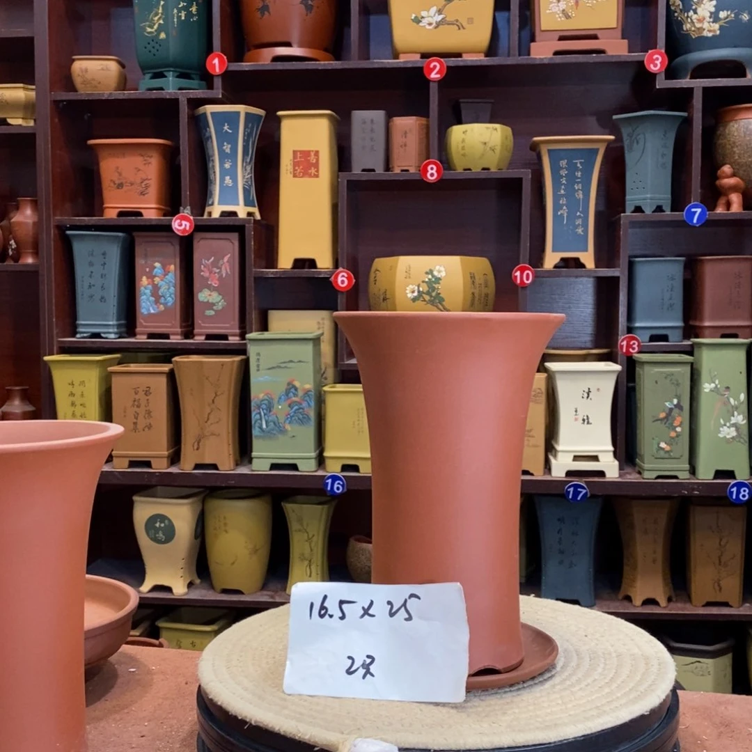 紫砂花盆紫砂艺人