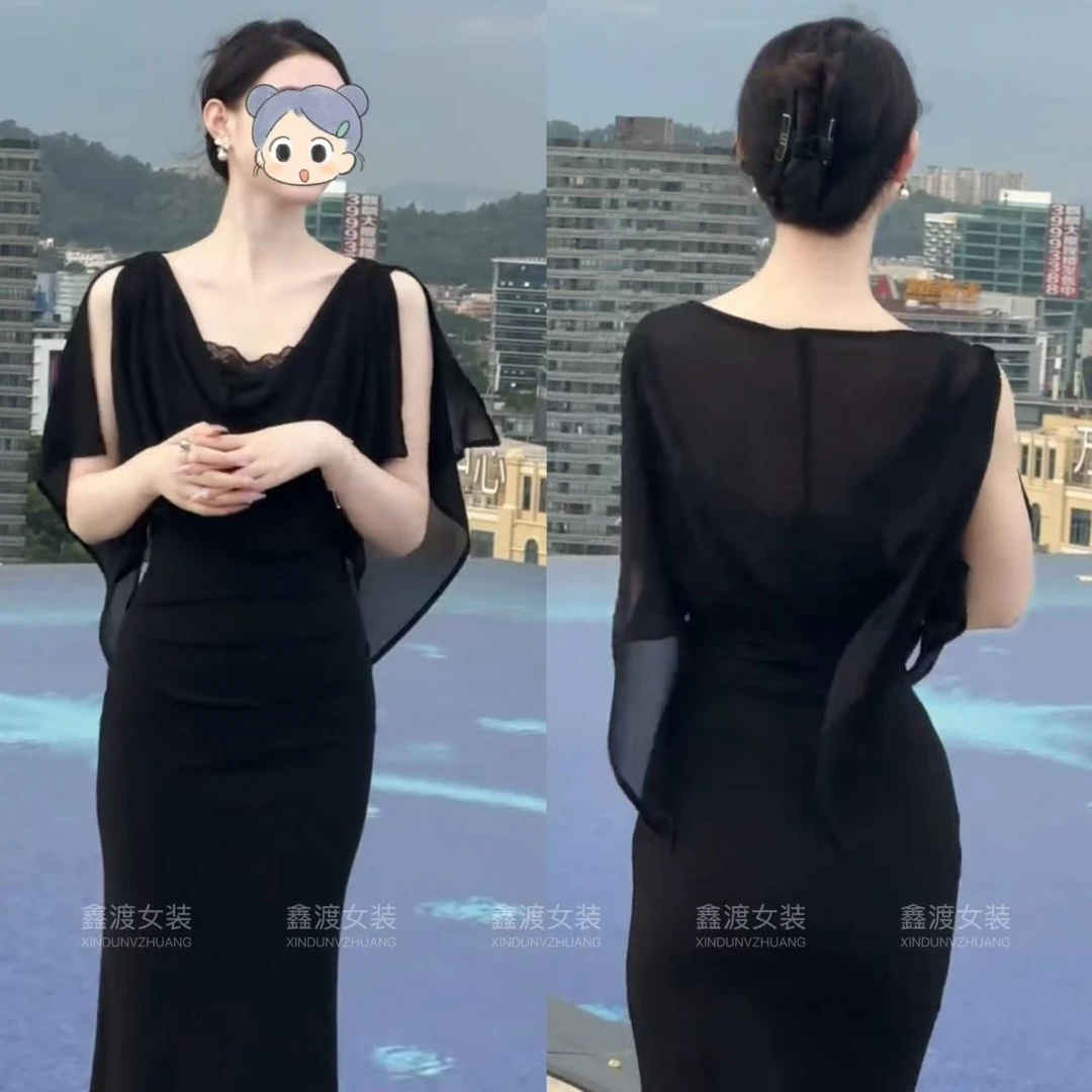 2025夏季新款时尚显瘦气质女士网红洋气两件套百搭款D21009