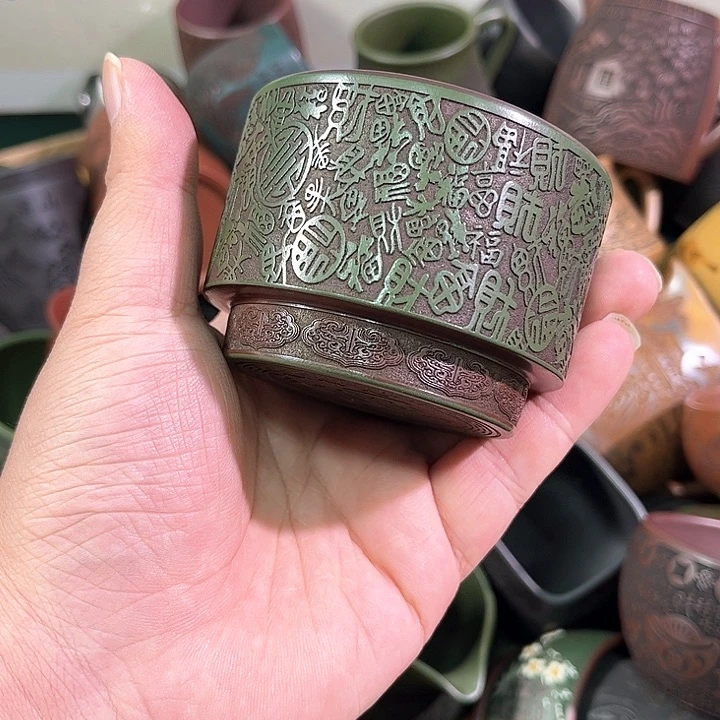 茶杯紫砂全手工紫砂主人杯