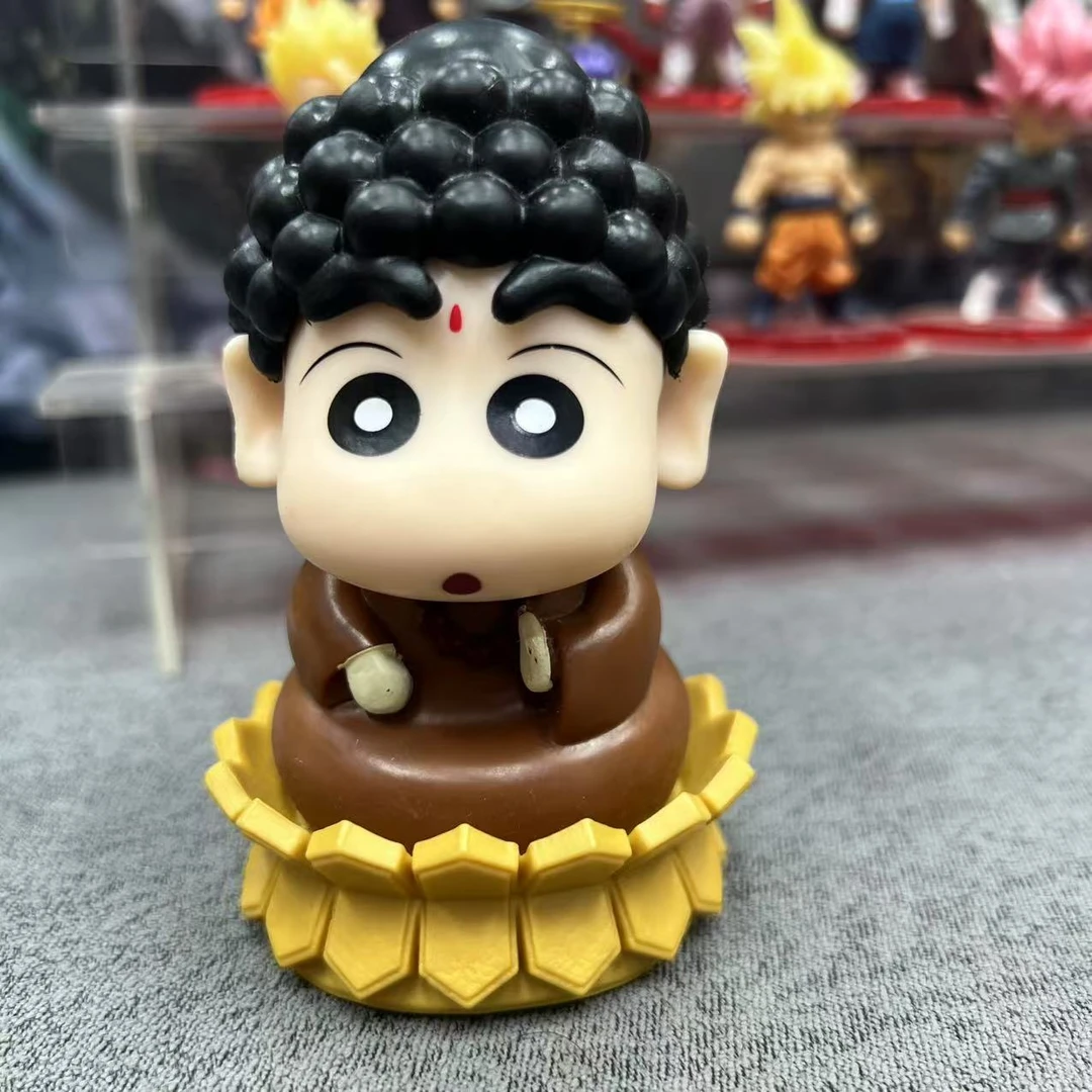 福利品  车载吉祥佛祖小新 济公小新 高约10CM  手办摆件