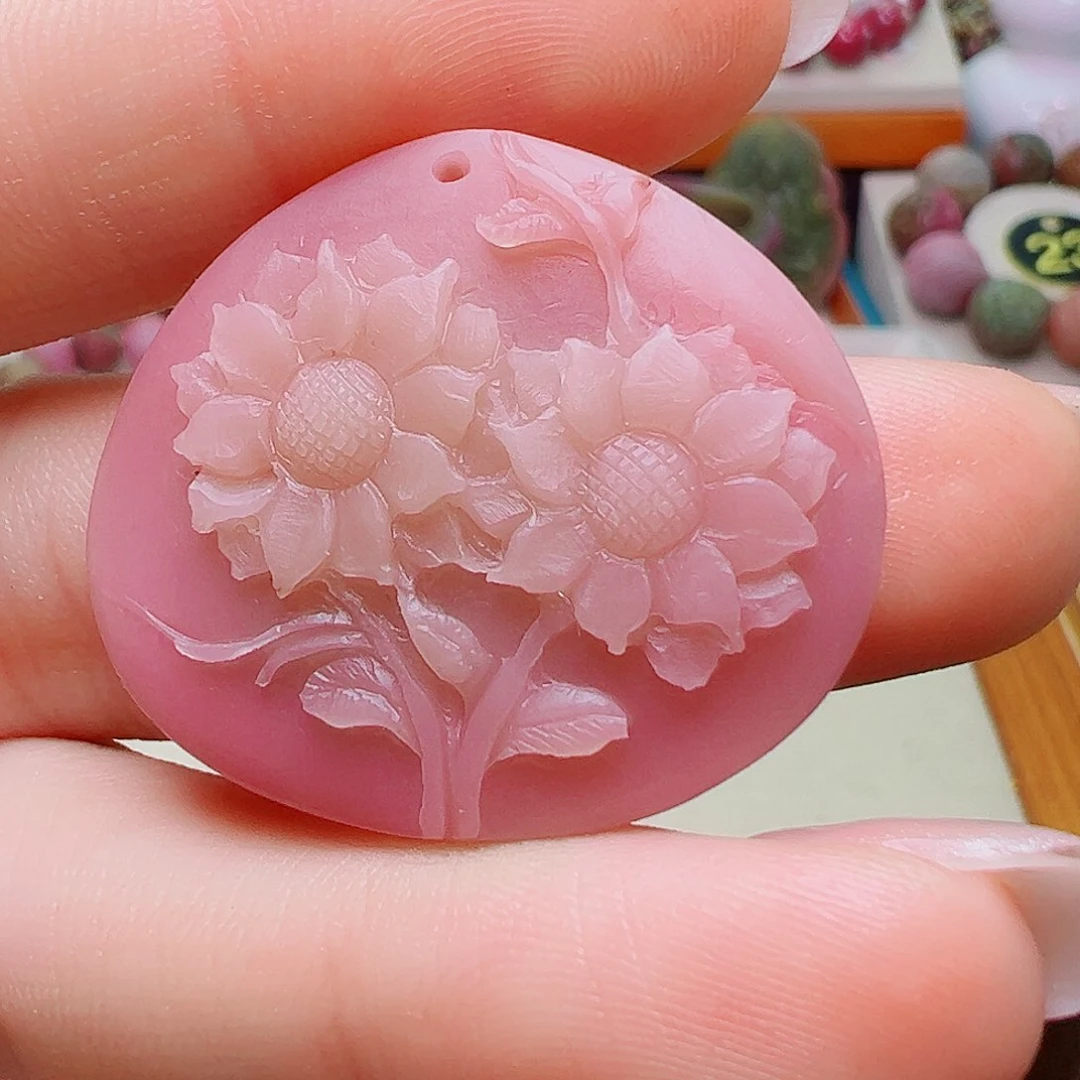 石英质玉盐源玛瑙定制未镶嵌玲*