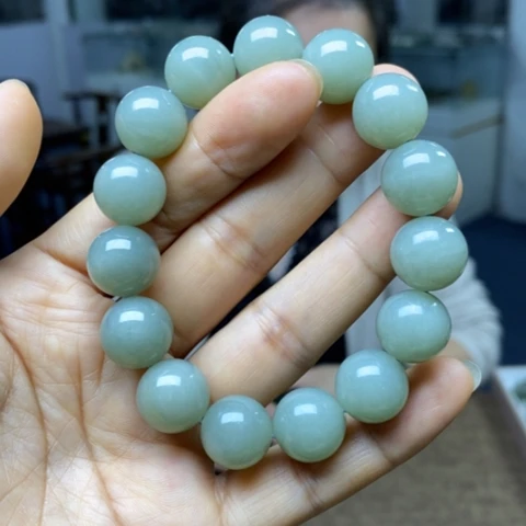 和田玉未镶嵌手链214